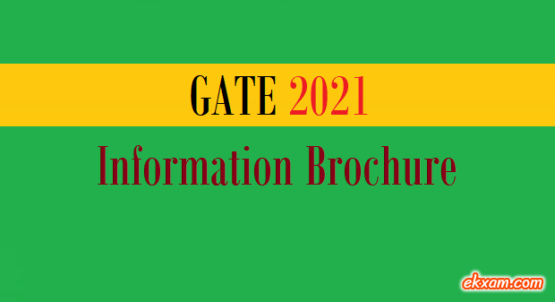 GATE Information Brochure