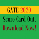 GATE Score Card