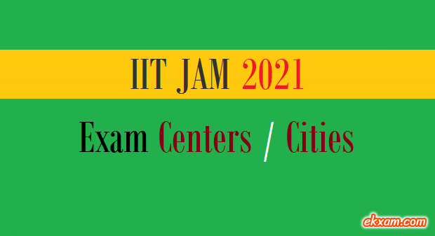 JAM Exam Centers 1