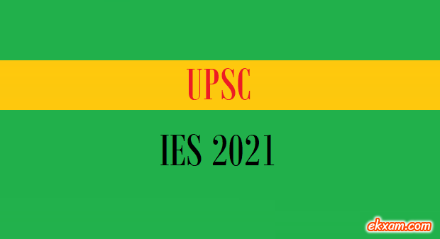 UPSC IES 2021