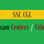 ssc cgl exam centers cities