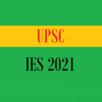 upsc ies 2021